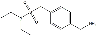 [4-(aminomethyl)phenyl]-N,N-diethylmethanesulfonamide Structure