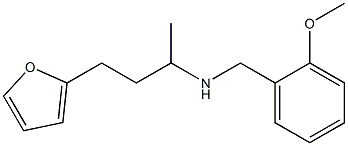 [4-(furan-2-yl)butan-2-yl][(2-methoxyphenyl)methyl]amine 구조식 이미지