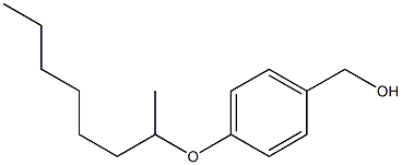 [4-(octan-2-yloxy)phenyl]methanol 구조식 이미지