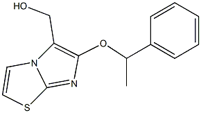 [6-(1-phenylethoxy)imidazo[2,1-b][1,3]thiazol-5-yl]methanol 구조식 이미지