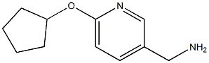 [6-(cyclopentyloxy)pyridin-3-yl]methylamine Structure