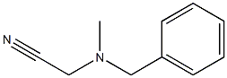 [benzyl(methyl)amino]acetonitrile Structure