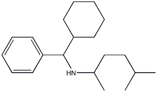 [cyclohexyl(phenyl)methyl](5-methylhexan-2-yl)amine 구조식 이미지