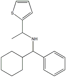 [cyclohexyl(phenyl)methyl][1-(thiophen-2-yl)ethyl]amine 구조식 이미지