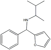 [furan-2-yl(phenyl)methyl](3-methylbutan-2-yl)amine 구조식 이미지