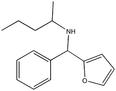 [furan-2-yl(phenyl)methyl](pentan-2-yl)amine Structure