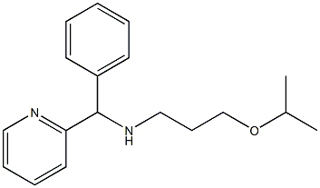 [phenyl(pyridin-2-yl)methyl][3-(propan-2-yloxy)propyl]amine 구조식 이미지
