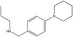 {[4-(piperidin-1-yl)phenyl]methyl}(propyl)amine Structure