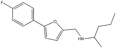 {[5-(4-fluorophenyl)furan-2-yl]methyl}(pentan-2-yl)amine Structure