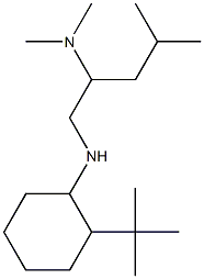 {1-[(2-tert-butylcyclohexyl)amino]-4-methylpentan-2-yl}dimethylamine Structure