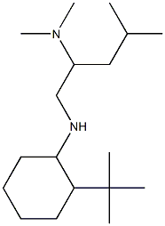 {1-[(2-tert-butylcyclohexyl)amino]-4-methylpentan-2-yl}dimethylamine 구조식 이미지