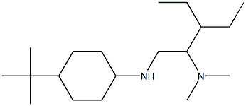 {1-[(4-tert-butylcyclohexyl)amino]-3-ethylpentan-2-yl}dimethylamine Structure