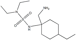 {1-[(diethylsulfamoyl)amino]-4-ethylcyclohexyl}methanamine Structure