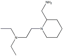 {1-[2-(diethylamino)ethyl]piperidin-2-yl}methanamine 구조식 이미지