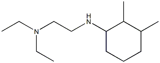 {2-[(2,3-dimethylcyclohexyl)amino]ethyl}diethylamine 구조식 이미지