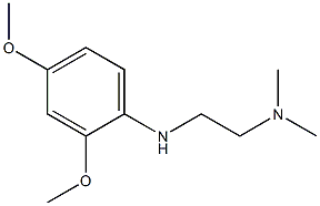 {2-[(2,4-dimethoxyphenyl)amino]ethyl}dimethylamine Structure