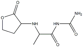 {2-[(2-oxooxolan-3-yl)amino]propanoyl}urea 구조식 이미지