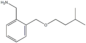 {2-[(3-methylbutoxy)methyl]phenyl}methanamine Structure
