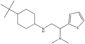 {2-[(4-tert-butylcyclohexyl)amino]-1-(thiophen-2-yl)ethyl}dimethylamine 구조식 이미지