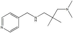 {2-[(dimethylamino)methyl]-2-methylpropyl}(pyridin-4-ylmethyl)amine Structure