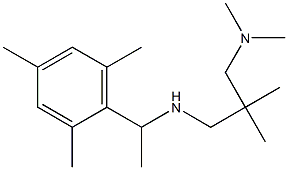 {2-[(dimethylamino)methyl]-2-methylpropyl}[1-(2,4,6-trimethylphenyl)ethyl]amine Structure