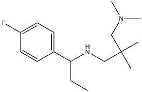 {2-[(dimethylamino)methyl]-2-methylpropyl}[1-(4-fluorophenyl)propyl]amine 구조식 이미지