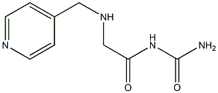 {2-[(pyridin-4-ylmethyl)amino]acetyl}urea 구조식 이미지