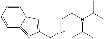 {2-[bis(propan-2-yl)amino]ethyl}({imidazo[1,2-a]pyridin-2-ylmethyl})amine 구조식 이미지