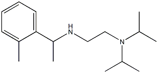 {2-[bis(propan-2-yl)amino]ethyl}[1-(2-methylphenyl)ethyl]amine Structure
