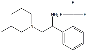 {2-amino-2-[2-(trifluoromethyl)phenyl]ethyl}dipropylamine Structure