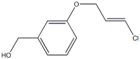 {3-[(3-chloroprop-2-en-1-yl)oxy]phenyl}methanol Structure