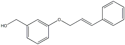 {3-[(3-phenylprop-2-en-1-yl)oxy]phenyl}methanol Structure