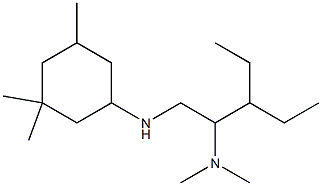 {3-ethyl-1-[(3,3,5-trimethylcyclohexyl)amino]pentan-2-yl}dimethylamine Structure
