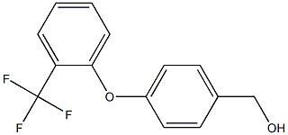 {4-[2-(trifluoromethyl)phenoxy]phenyl}methanol 구조식 이미지