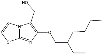 {6-[(2-ethylhexyl)oxy]imidazo[2,1-b][1,3]thiazol-5-yl}methanol Structure