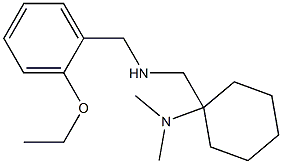 1-({[(2-ethoxyphenyl)methyl]amino}methyl)-N,N-dimethylcyclohexan-1-amine 구조식 이미지