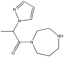 1-(1,4-diazepan-1-yl)-2-(1H-pyrazol-1-yl)propan-1-one 구조식 이미지