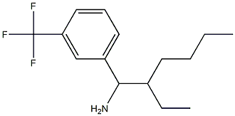 1-(1-amino-2-ethylhexyl)-3-(trifluoromethyl)benzene Structure