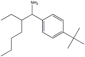 1-(1-amino-2-ethylhexyl)-4-tert-butylbenzene 구조식 이미지