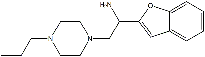 1-(1-benzofuran-2-yl)-2-(4-propylpiperazin-1-yl)ethan-1-amine Structure