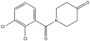 1-(2,3-dichlorobenzoyl)piperidin-4-one Structure