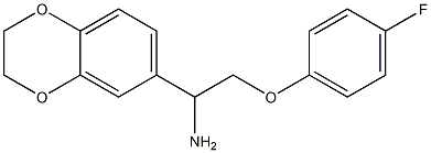 1-(2,3-dihydro-1,4-benzodioxin-6-yl)-2-(4-fluorophenoxy)ethanamine Structure