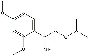1-(2,4-dimethoxyphenyl)-2-(propan-2-yloxy)ethan-1-amine Structure