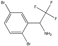 1-(2,5-dibromophenyl)-2,2,2-trifluoroethan-1-amine Structure