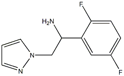 1-(2,5-difluorophenyl)-2-(1H-pyrazol-1-yl)ethanamine 구조식 이미지