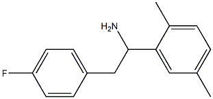 1-(2,5-dimethylphenyl)-2-(4-fluorophenyl)ethan-1-amine 구조식 이미지