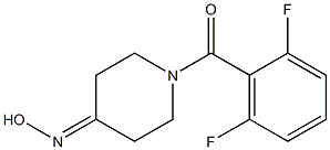 1-(2,6-difluorobenzoyl)piperidin-4-one oxime Structure
