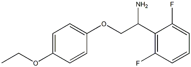 1-(2,6-difluorophenyl)-2-(4-ethoxyphenoxy)ethanamine Structure