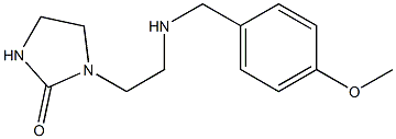 1-(2-{[(4-methoxyphenyl)methyl]amino}ethyl)imidazolidin-2-one Structure