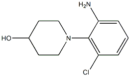 1-(2-amino-6-chlorophenyl)piperidin-4-ol 구조식 이미지